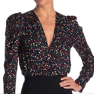 AFRM Hearts Thong Bodysuit